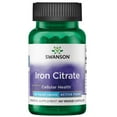 thumbnail image 1 of Swanson Iron Citrate 25 mg 60 Veggie Capsules, 1 of 8