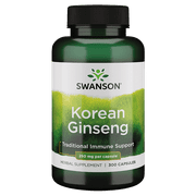 Swanson Korean Ginseng 250 mg 300 Capsules