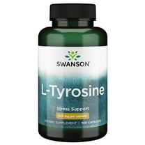 Swanson L-Tyrosine, Helps Maintain Healthy Mental Function & Alleviate The Effects Of Stress, 100 Capsules