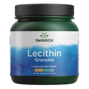 Swanson Lecithin Granules - Non-Gmo 100% Pure 16 oz Granules