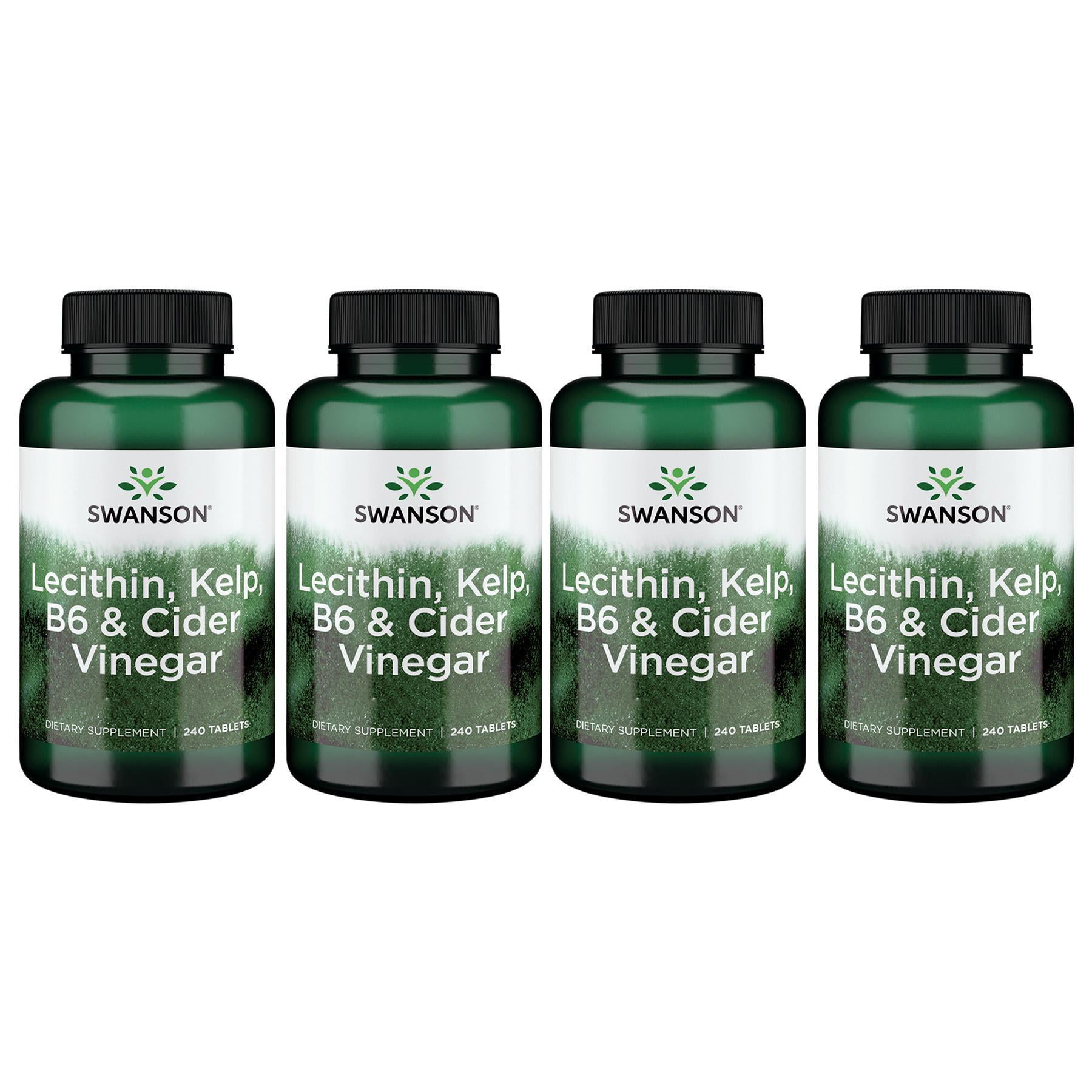 Swanson Lecithin, Kelp, B6, & Cider Vinegar Weight Loss Supplement ...