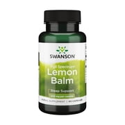 Swanson Lemon Balm 500 mg 60 Capsules