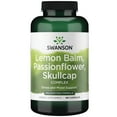 thumbnail image 1 of Swanson Lemon Balm, Passion Flower, Skullcap Complex 180 Capsules, 1 of 8