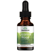 Swanson Licorice Root Liquid Extract (Alcohol and Sugar-Free) 1 fl oz Liquid