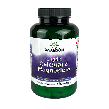 Swanson Liquid Calcium and Magnesium 100 Softgels