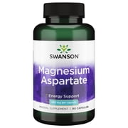 Swanson Magnesium Aspartate - 133 mg Elemental Magnesium 685 mg 90 Capsules