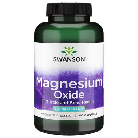 Swanson Magnesium Oxide 500 mg 100 Caps
