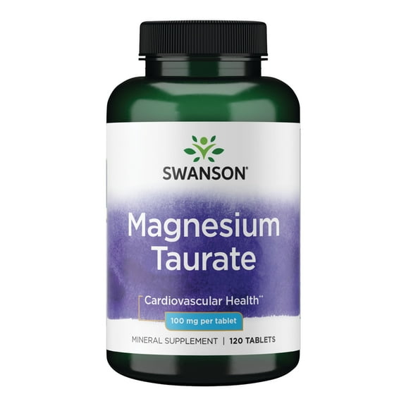 Swanson Magnesium Taurate 100 mg 120 Tablets