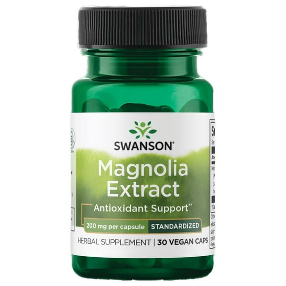 Swanson Magnolia Extract 200 mg 30 Veggie Capsules