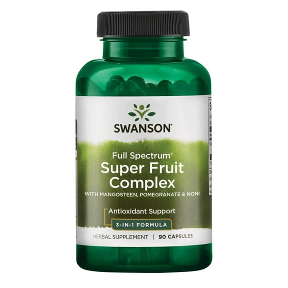 Swanson Mangosteen/Pomegranate/Noni Complex 90 Capsules