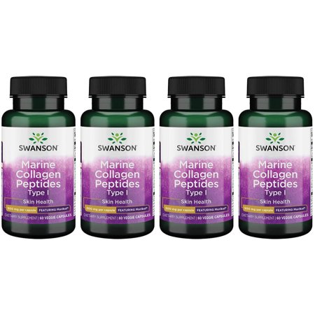 Swanson Marine Collagen Peptides Type I - Featuring Morikol 4 Pack