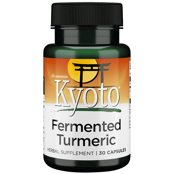 Swanson Maximum Strength Fermented Turmeric 760 mg 30 Capsules