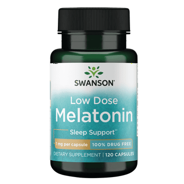 Swanson Melatonin 1 mg 120 Capsules