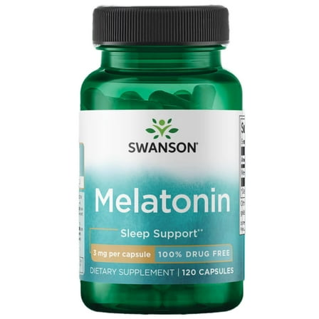 Swanson Melatonin 3 mg 120 Capsules