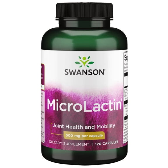 Swanson Microlactin 500 mg 120 Capsules