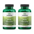 thumbnail image 1 of Swanson Milk Thistle - Herbal Liver Support Supplement - Natural Formula Helping to Maintain Overall Health & Wellbeing - (100 Capsules, 500mg Each) 2 Pack, 1 of 8