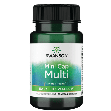 Swanson Mini Cap Multi - Easy to Swallow 30 Veg Caps