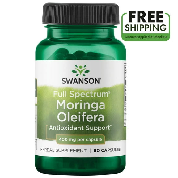 Swanson Moringa Oleifera 400 mg 60 Capsules