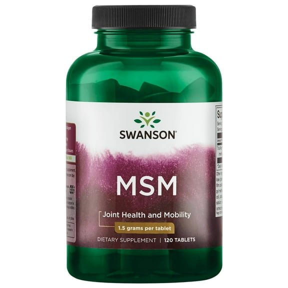 Swanson Msm 1.5 G 120 Tablets