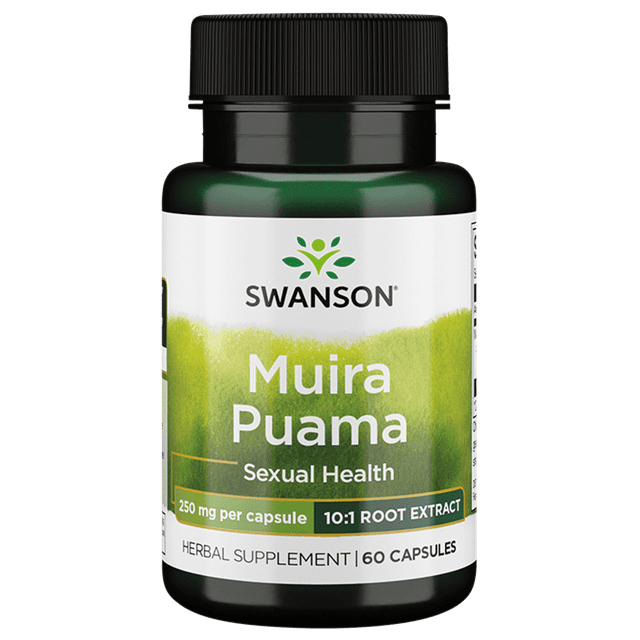 Swanson Muira Puama (101) 250 mg 60 Capsules