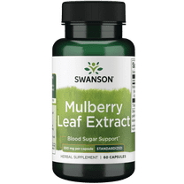 Swanson Mulberry Leaf Extract 500 mg 60 Capsules