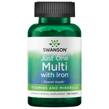 Swanson Multi with Iron - Century Formula 130 Tablets
