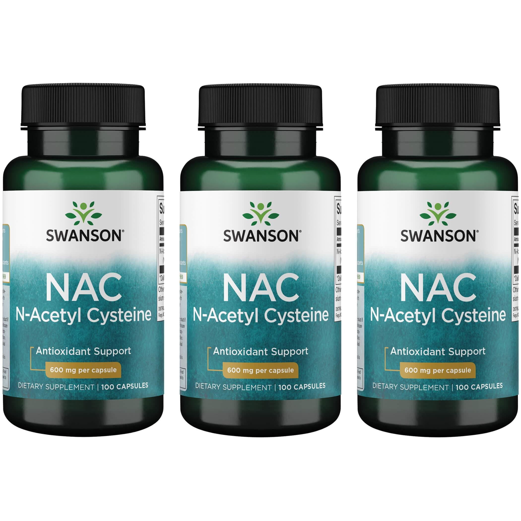 Swanson NAC NAcetyl Cysteine, Helps Replenish Glutathione To Support
