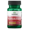 thumbnail image 1 of Swanson Nattokinase 2000 Fibrinolytic Units 100 Milligrams 30 Capsules Enzyme, 1 of 8