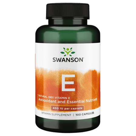 Swanson Natural Dry Vitamin E 400 Iu 100 Capsules