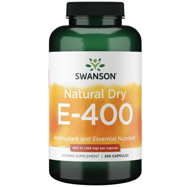Swanson Natural Dry Vitamin E 400 Iu 250 Capsules