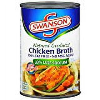 Swanson Natural Goodness 33% Less Sodium Chicken Broth (Pack of 3)