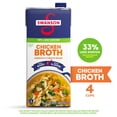 thumbnail image 1 of Swanson 33% Less Sodium Chicken Broth, 32 oz Carton, 1 of 15
