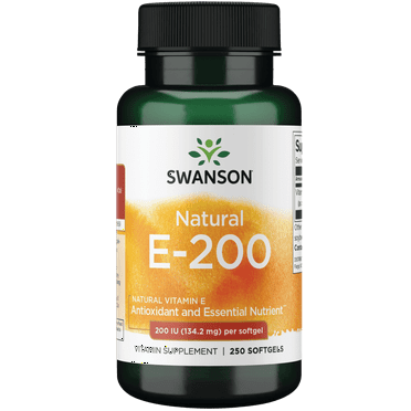 Swanson Natural Vitamin E 200 Iu 250 Softgels