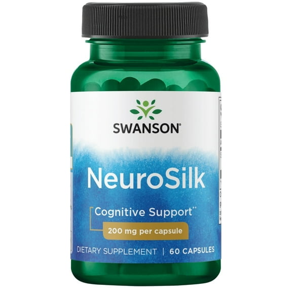 Swanson Neurosilk with Brain Factor-7 200 mg 60 Capsules