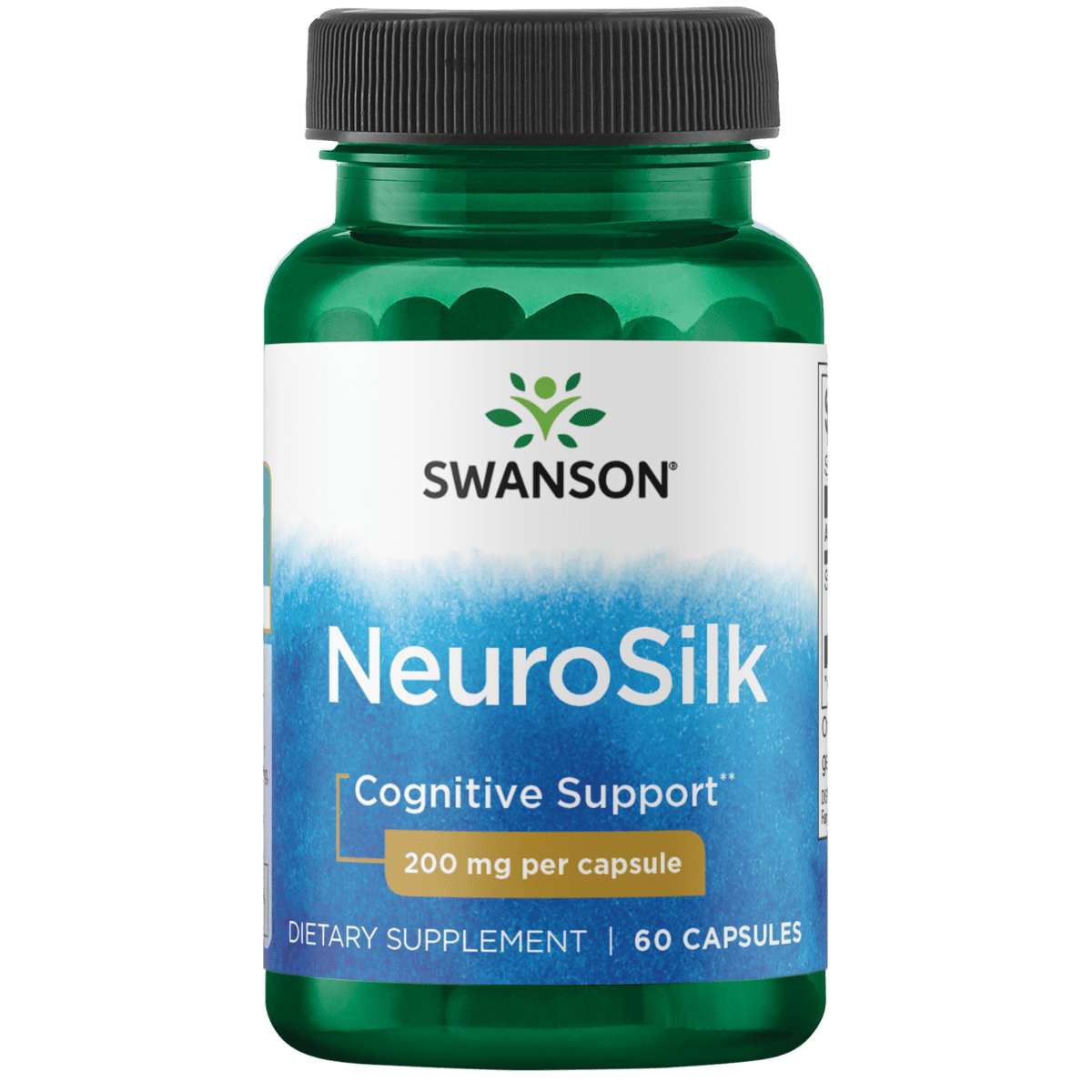 Swanson Neurosilk with Brain Factor-7 200 mg 60 Capsules