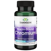 Swanson Niacin-Bound Chromium 200 Mcg 120 Capsules