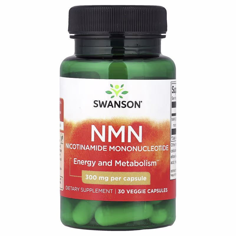thumbnail image 1 of Swanson NMN Dietary Supplement 300 mg Veggie Capsules 30 Count, 1 of 5