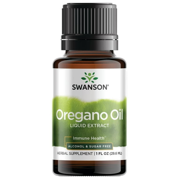 Swanson Oil of Oregano Liquid Extract (Alcohol & Sugar Free) 1 fl Ounce (29.6 ml) Liquid