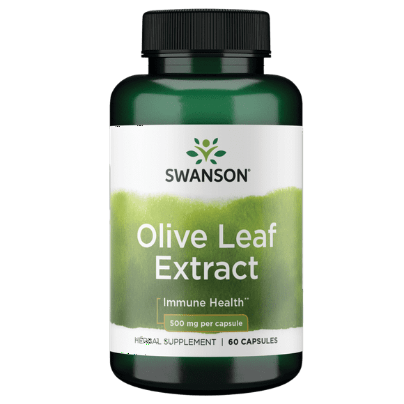 Swanson Olive Leaf Extract 500 mg 60 Capsules