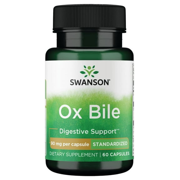 Swanson Ox Bile 60 Capsules