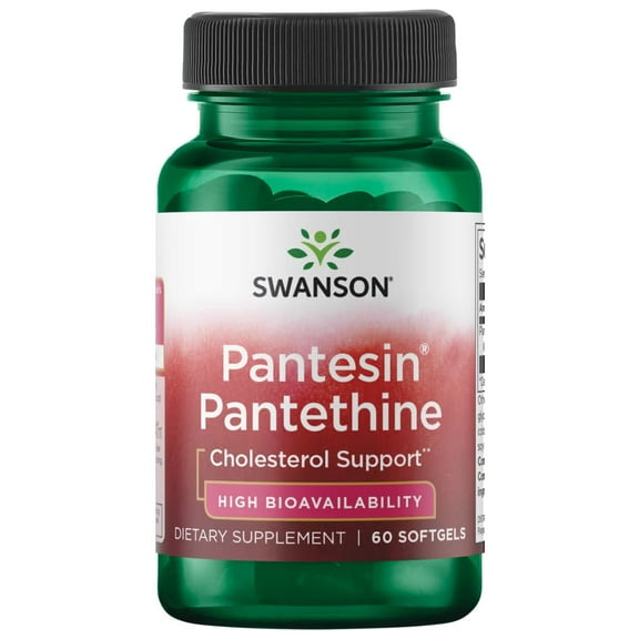 Swanson Pantesin Pantethine 300 Milligrams 60 Sgels