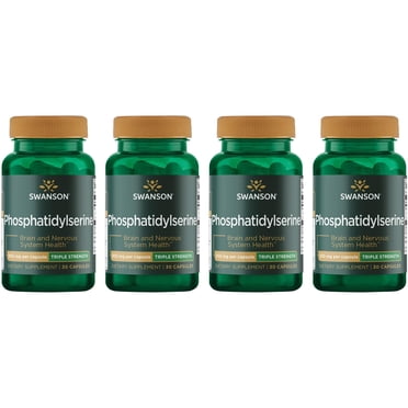 Phosphatidylserine 1000mg - 3x200 Capsules, Highest Potency, Gluten Free, Made In USA