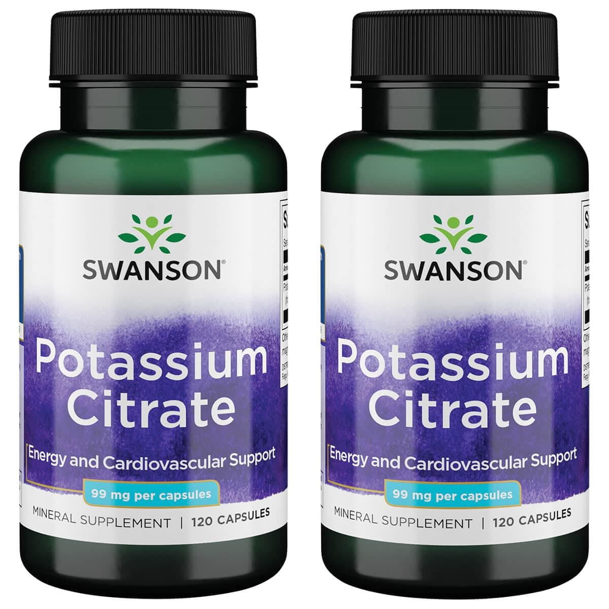 Potasio Potassium Citrate (120 cap) Swanson