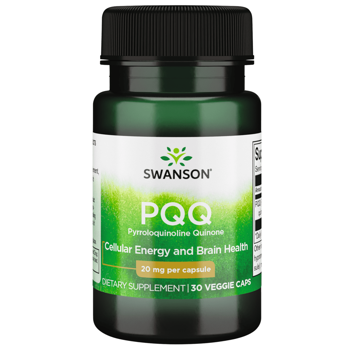 Swanson Pqq Pyrroloquinoline Quinone 20 mg 30 Veggie Capsules