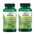 thumbnail image 1 of Swanson Prebiotic + Probiotic Fiber - Natural Supplement Promoting Digestive System & Immune Health Support - Aids Regularity & GI Tract Health - (60 Capsules, 500 Million CFU Each) (2 Pack), 1 of 7