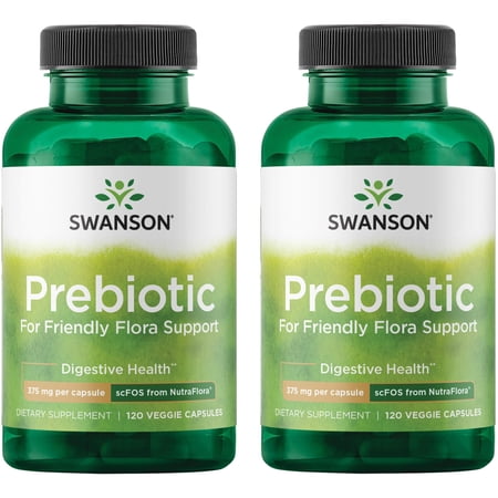 Swanson Prebiotic for Friendly Flora Support - scfos from Nutraflora  2 Pack