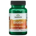 thumbnail image 1 of Swanson Premium Super Strength Biotin Softgels, 10,000 Mcg, 60 Count, 1 of 7