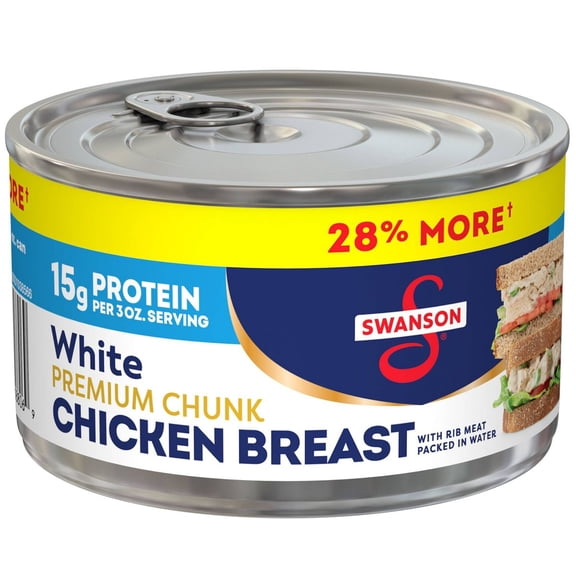 Swanson Premium White Chunk Chicken Breast in Water - 12.5oz - Pack of 2