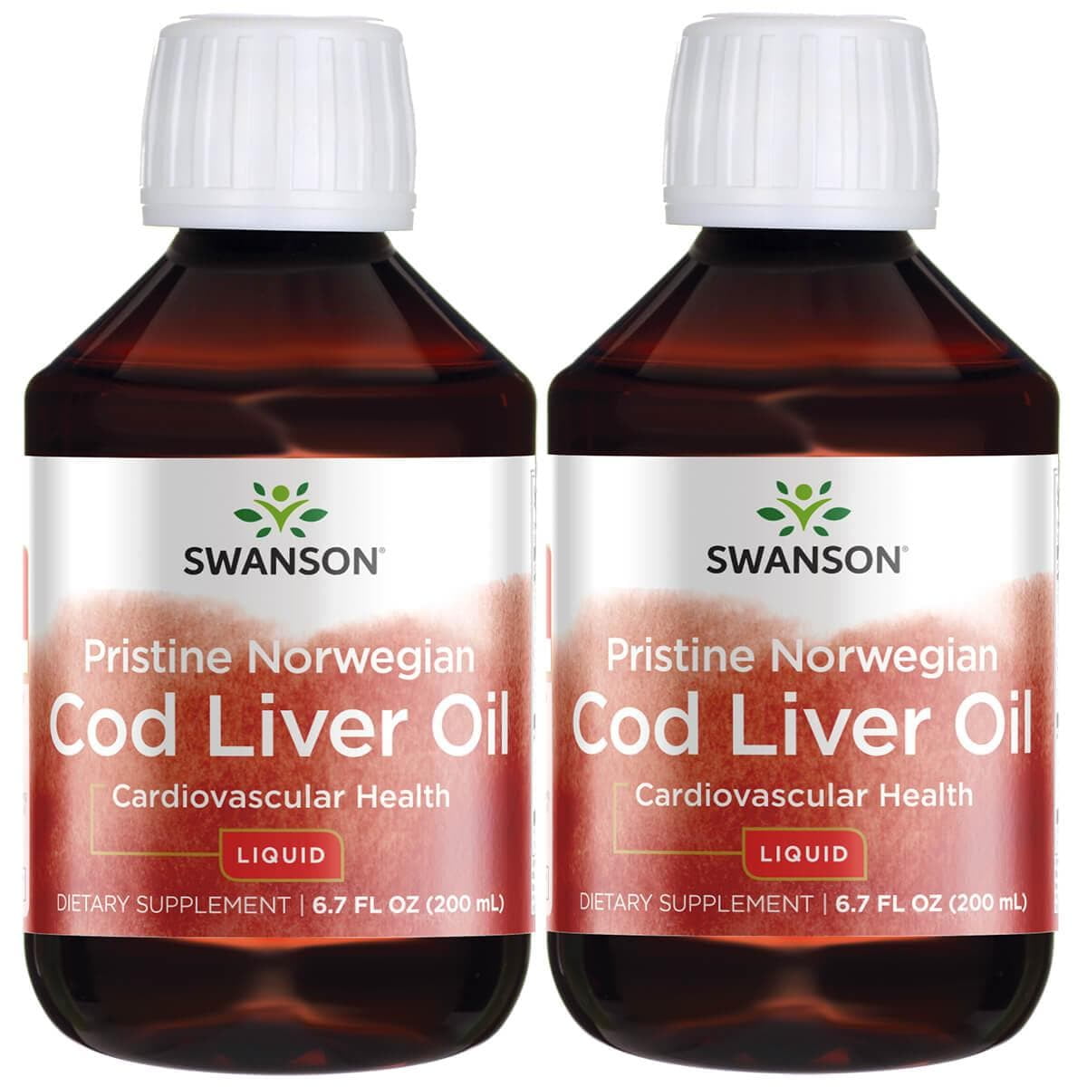 Swanson Pristine Norwegian Cod Liver Oil Lemon Flavor 6.7 fl oz Liq 2