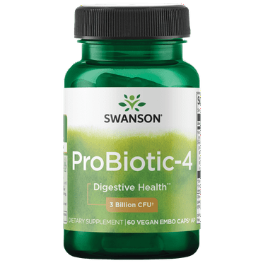 Swanson Probiotic-4 3 Billion Cfu 60 Veggie DrCapsules